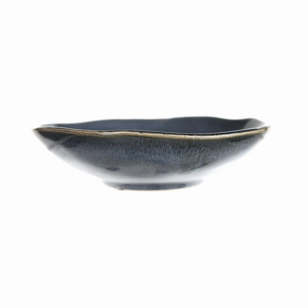 Stoneware Condiment Bowl Mediterranean Blue Serveware clearance shop