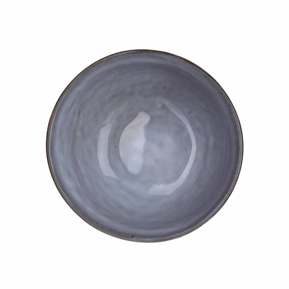 Stoneware Dip Bowl Light Blue