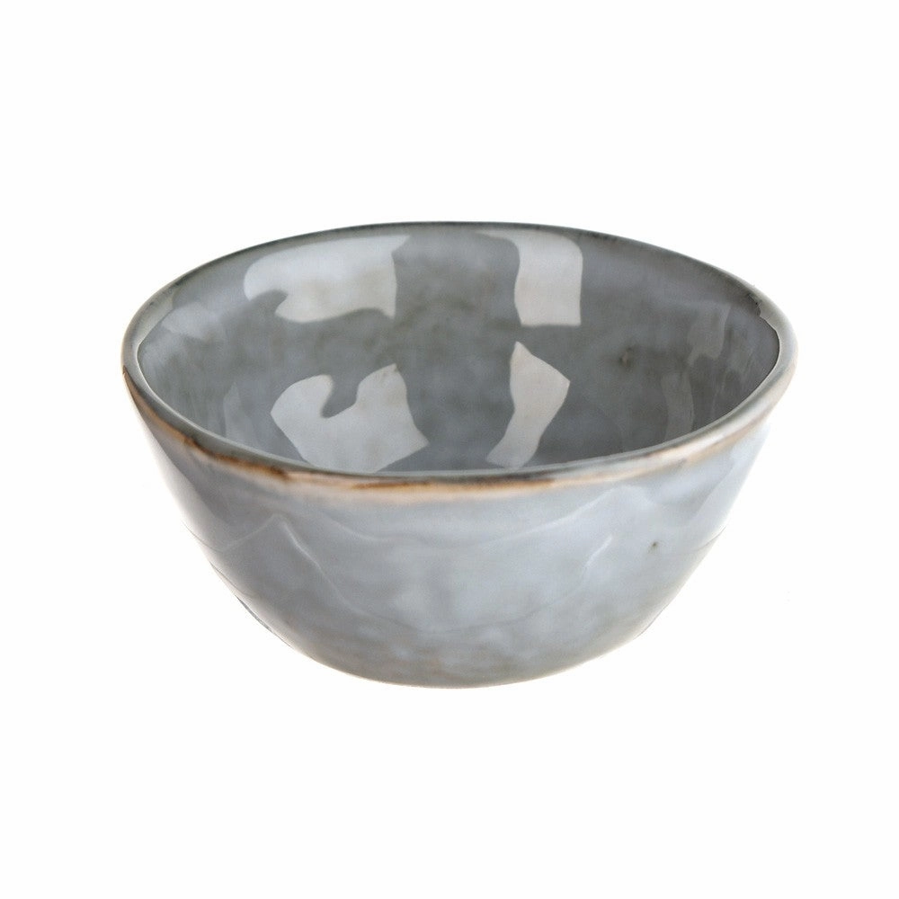 Stoneware Dip Bowl Light Blue