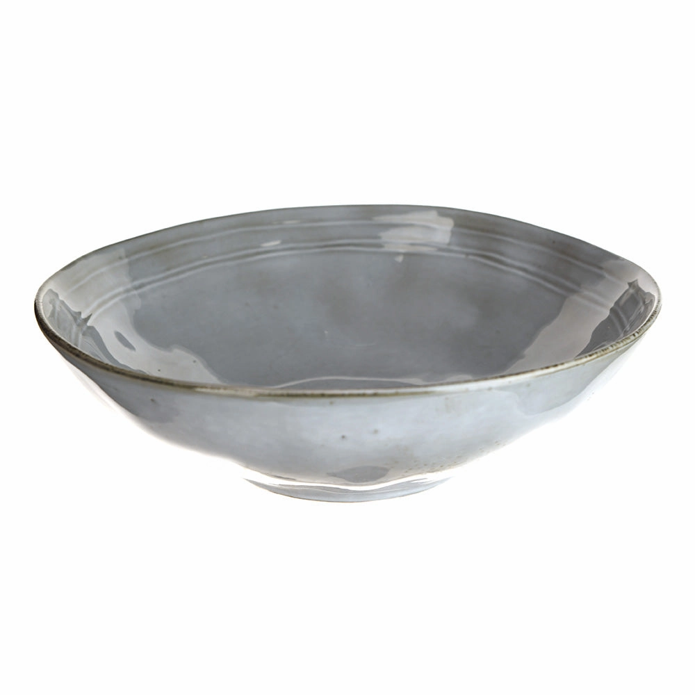 Stoneware Salad Bowl Light Blue Serveware clearance shop