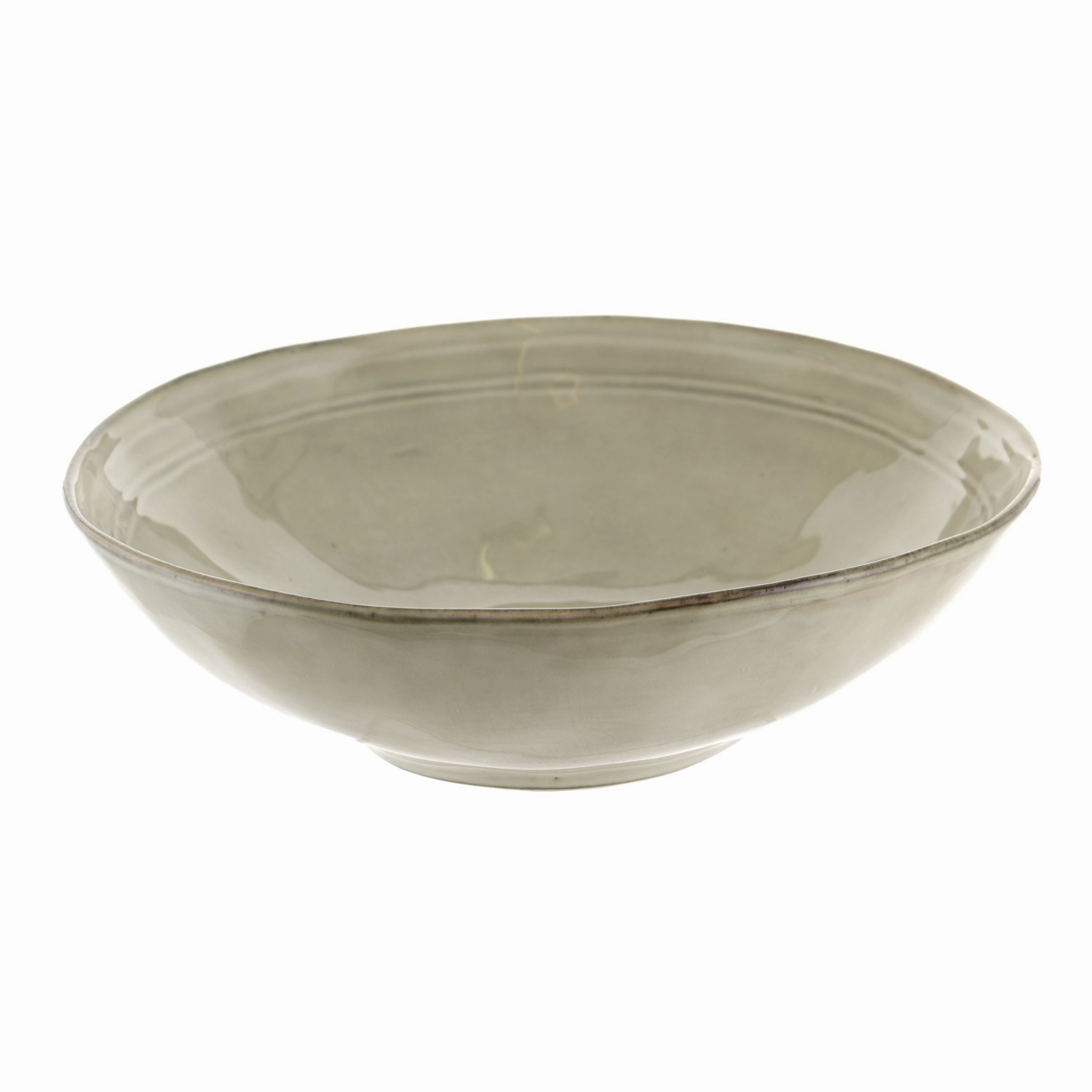 Stoneware Salad Bowl Olive Green 30cm Serveware clearance shop
