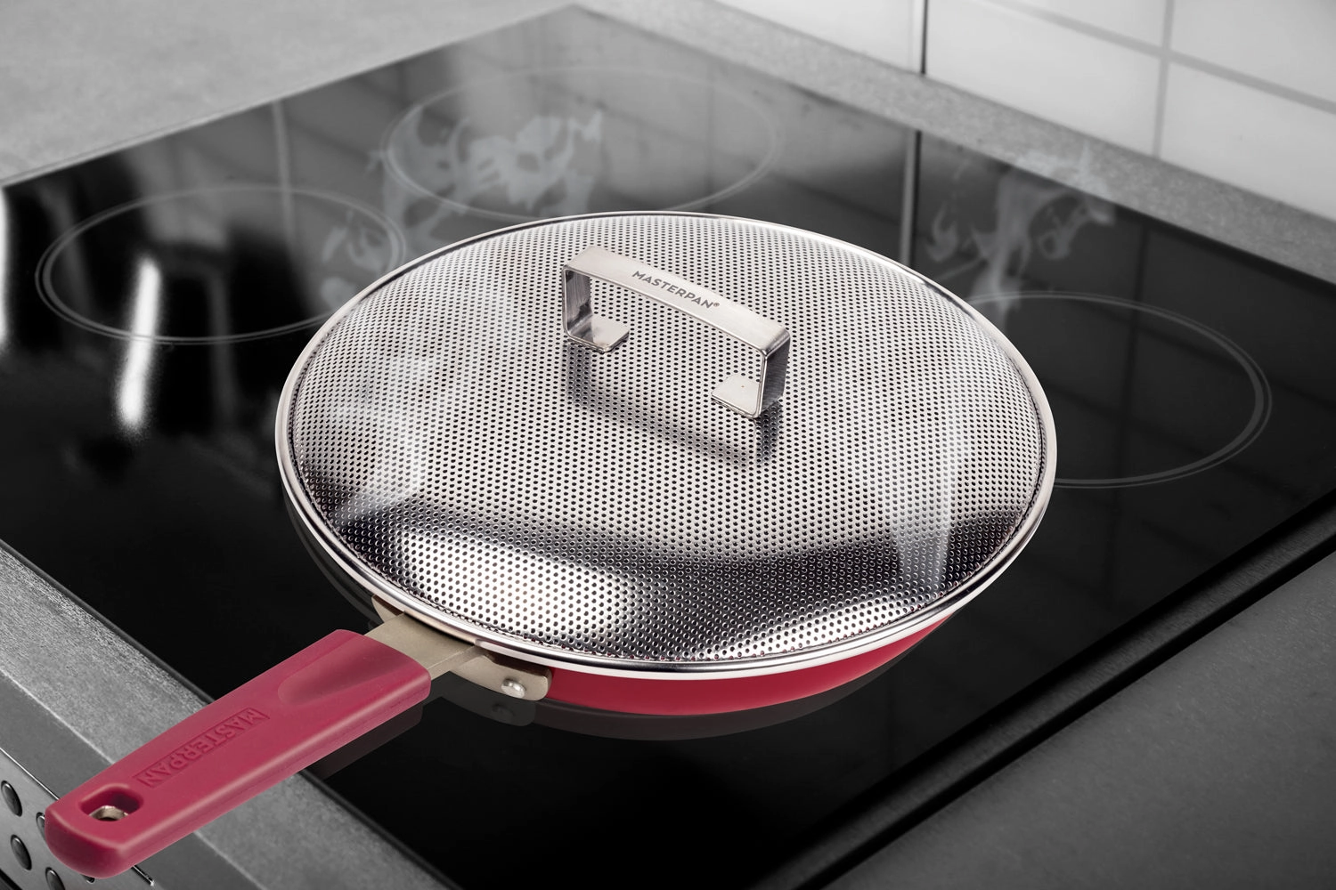 Stovetop Oven Fry Pan & Skillet With Heat-In Steam-Out Lid