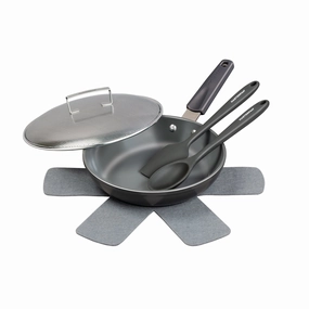 Stovetop Oven Fry Pan & Skillet With Heat-In Steam-Out Lid Cookware holiday sale