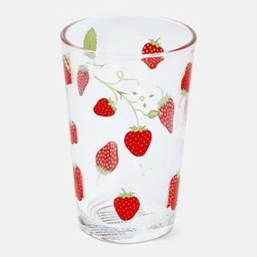 Strawberry drinking glass - 220 ml Kitchen Tableware at affordable prices