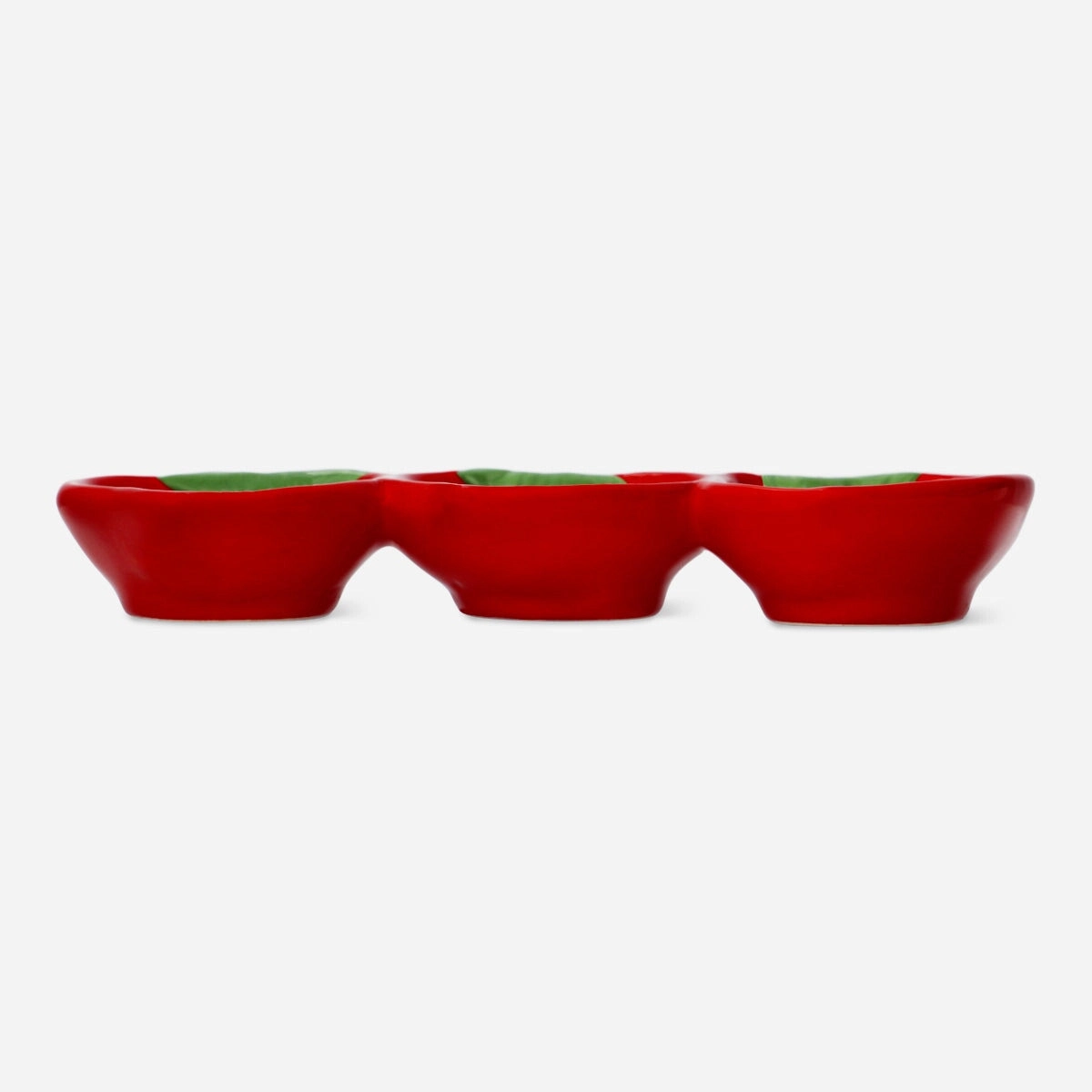Strawberry serving bowl. 3 pcs
