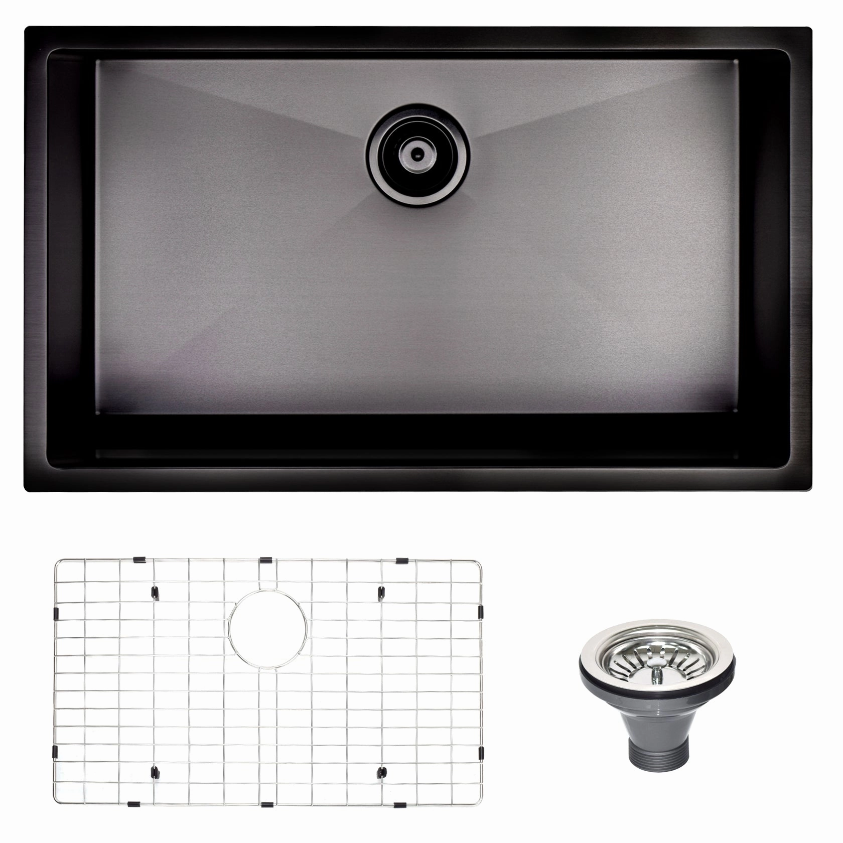 Streamdale 30 L X 18 W Undermount Kitchen Sink With Sink Grid Cooking Tools & Accessories buy more save more