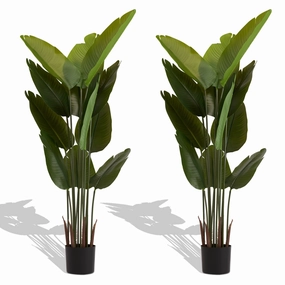 Streamdale Artificial Greenery Decor 2pc Set Faux Florals cheap bouquet decor