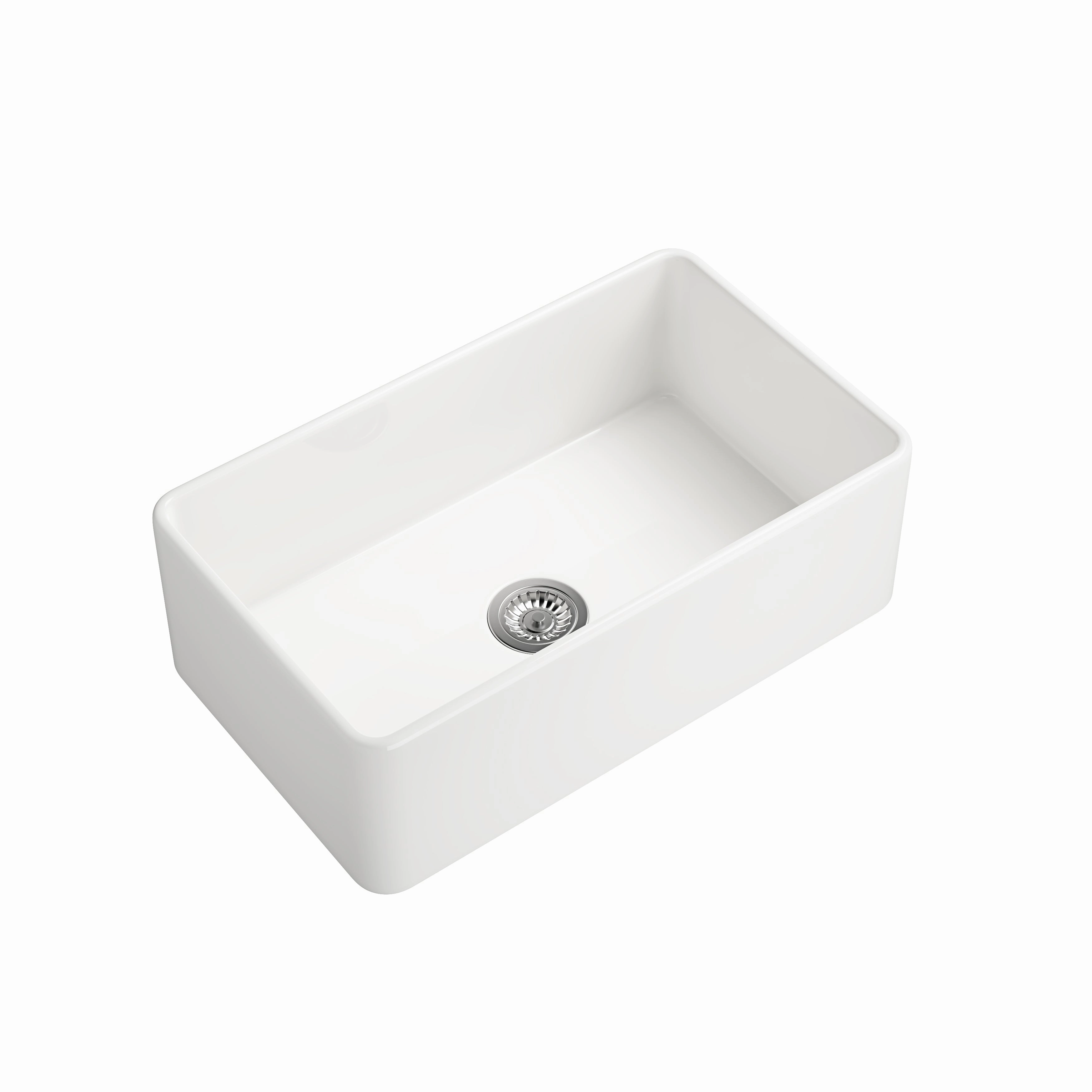 Streamdale Farmhouse/Apron Front White Ceramic Kitchen Sink Cooking Tools & Accessories clearance kits