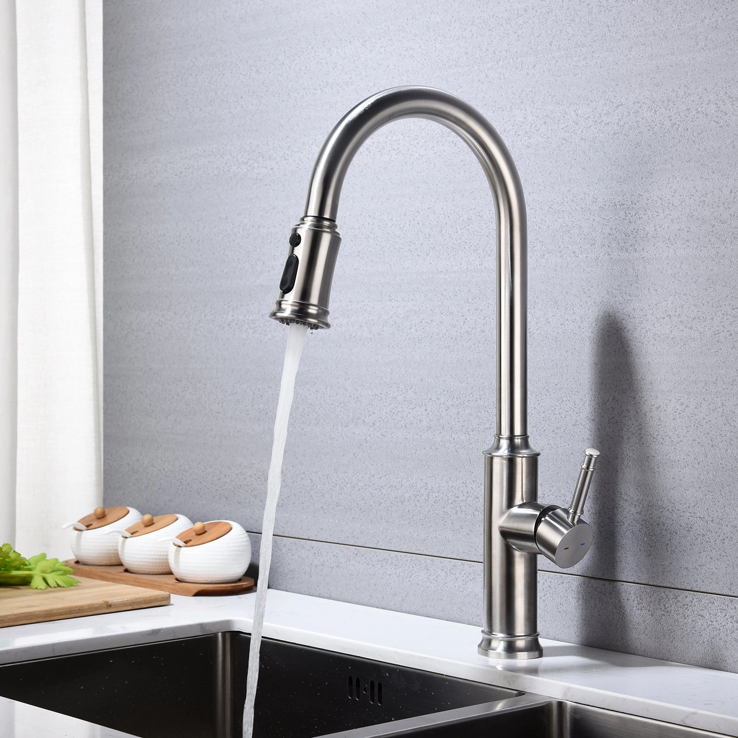 Streamdale Kitchen Faucet With Pull Out Sprayer