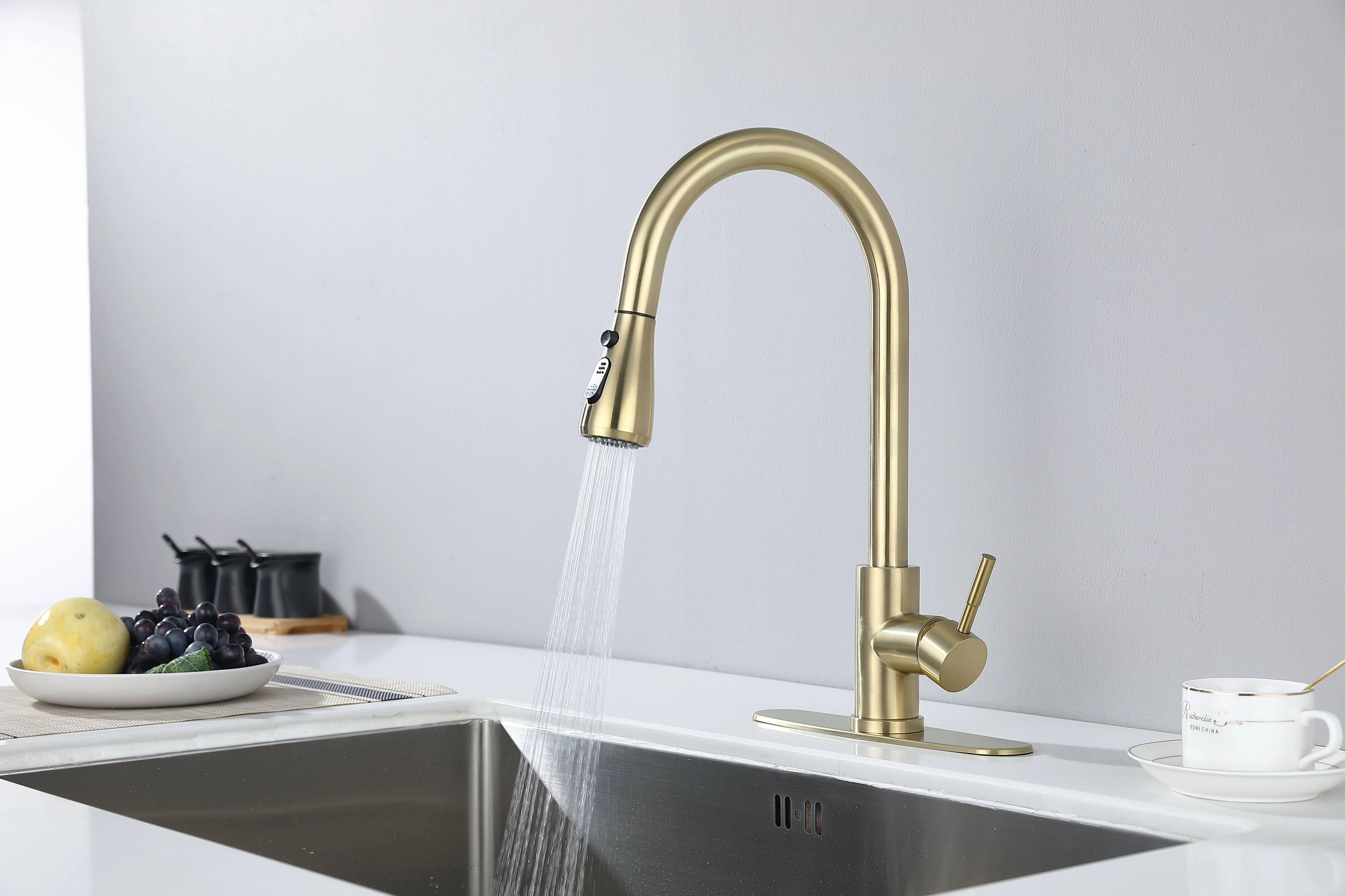 Streamdale Kitchen Faucet With Pull Out Sprayer