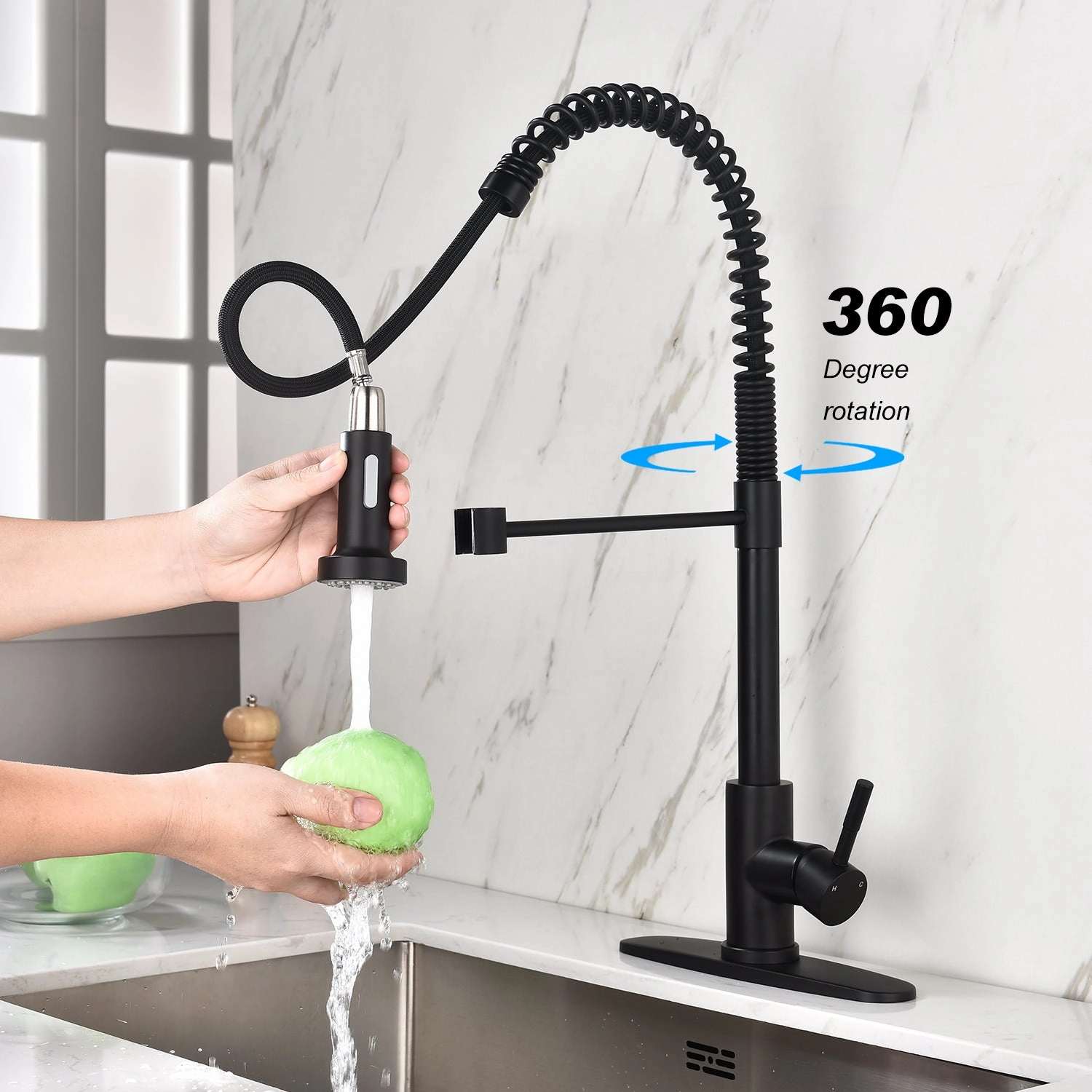 Streamdale Kitchen Faucet With Pull Out Sprayer