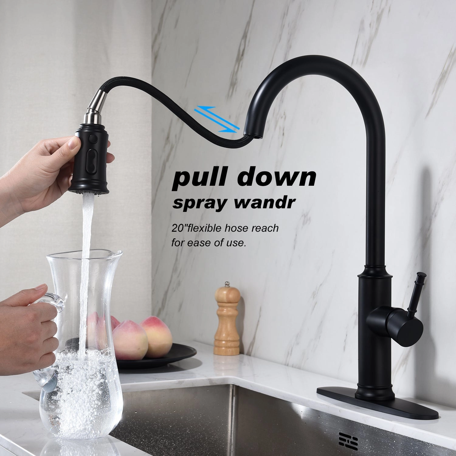 Streamdale Kitchen Faucet With Pull Out Sprayer Cooking Tools & Accessories buy more save more