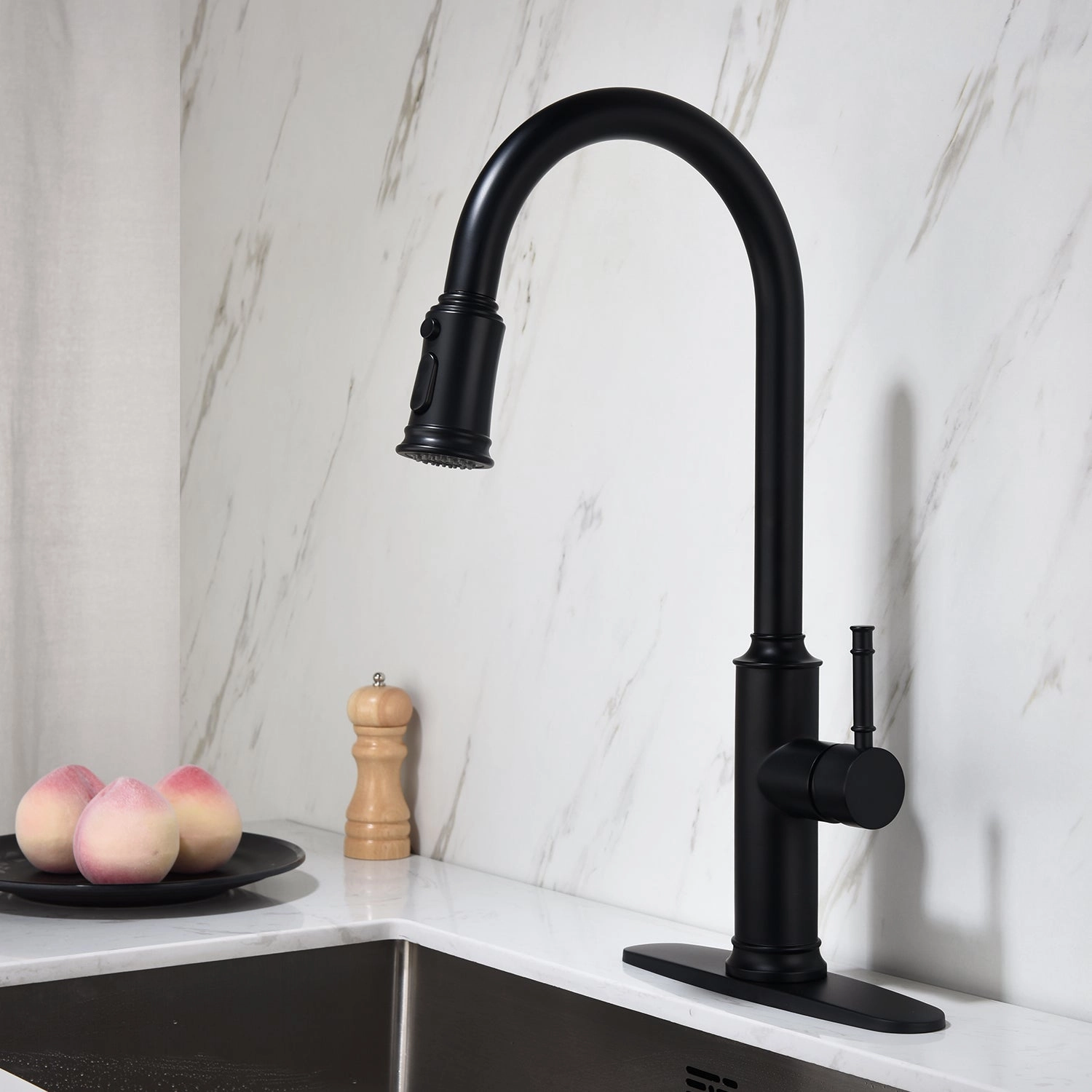 Streamdale Kitchen Faucet With Pull Out Sprayer