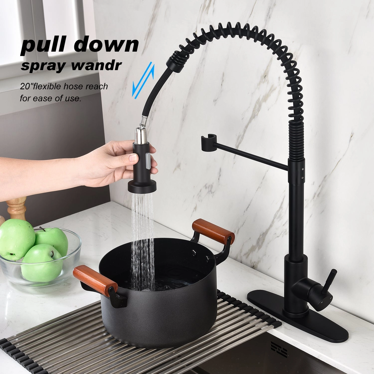 Streamdale Kitchen Faucet With Pull Out Sprayer
