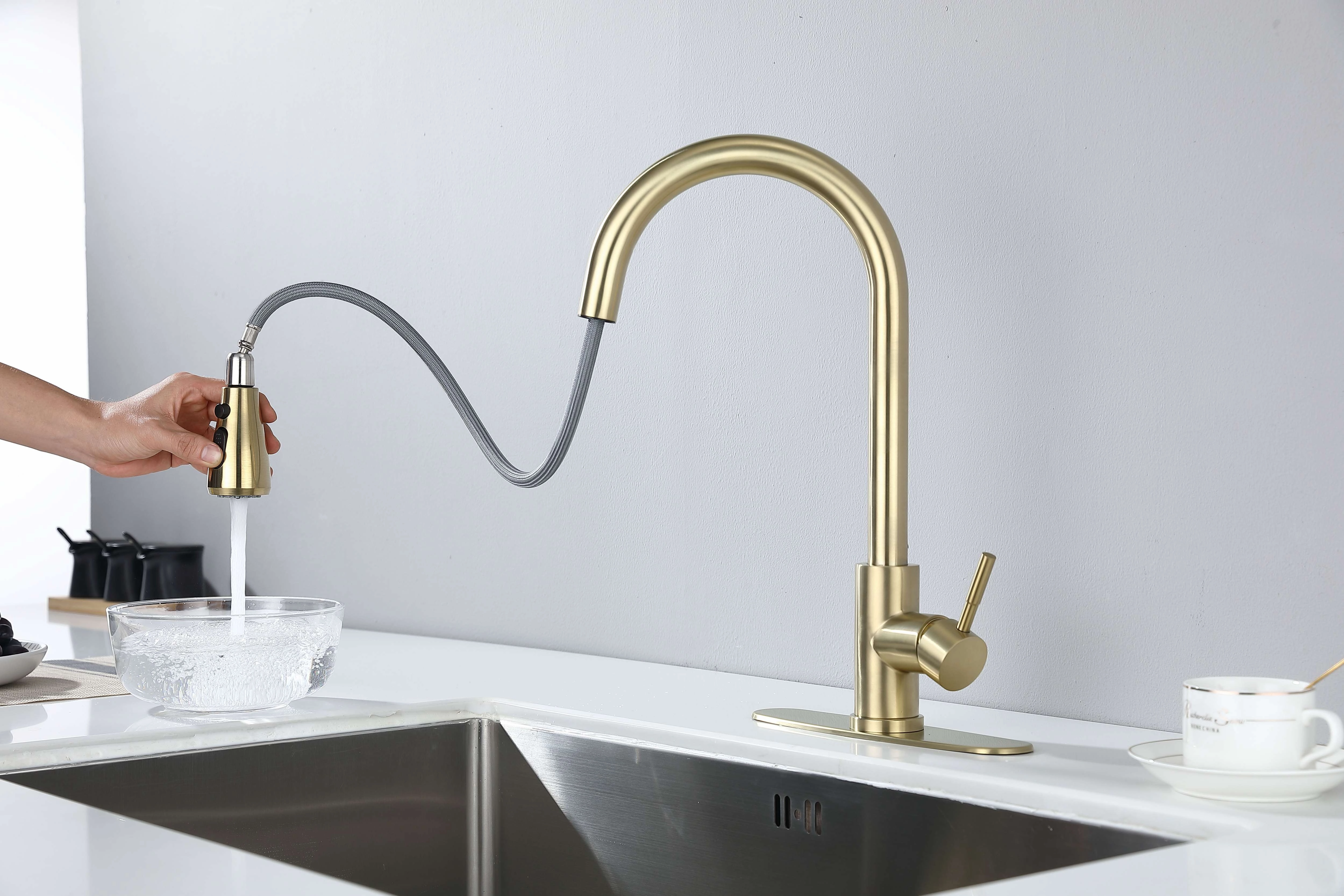 Streamdale Kitchen Faucet With Pull Out Sprayer