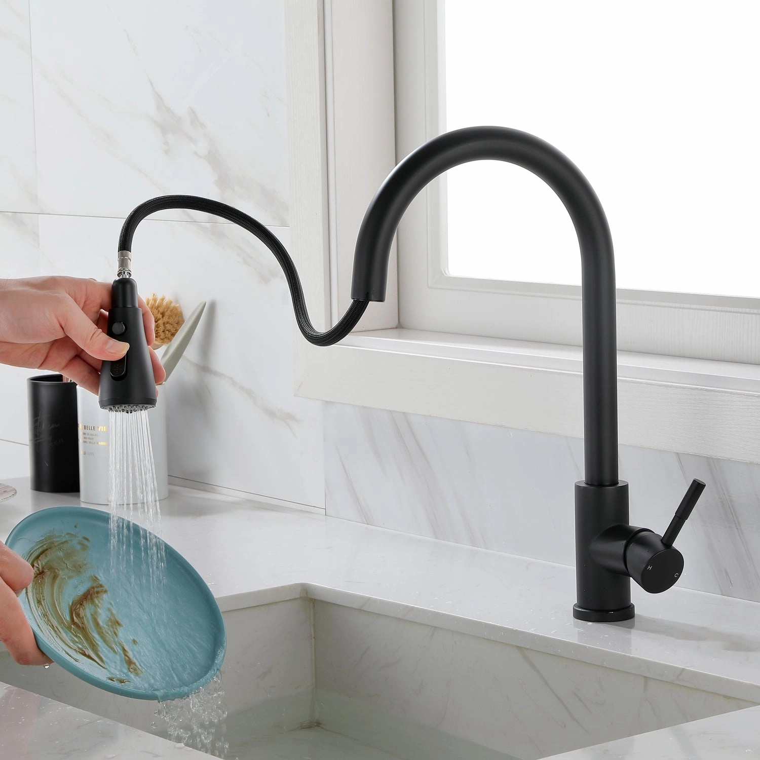 Streamdale Kitchen Faucet With Pull Out Sprayerr