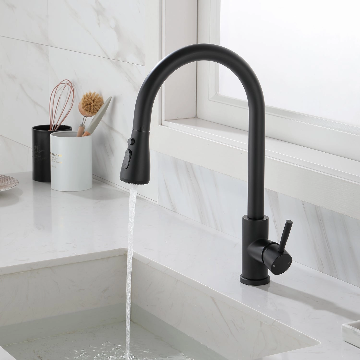 Streamdale Kitchen Faucet With Pull Out Sprayerr