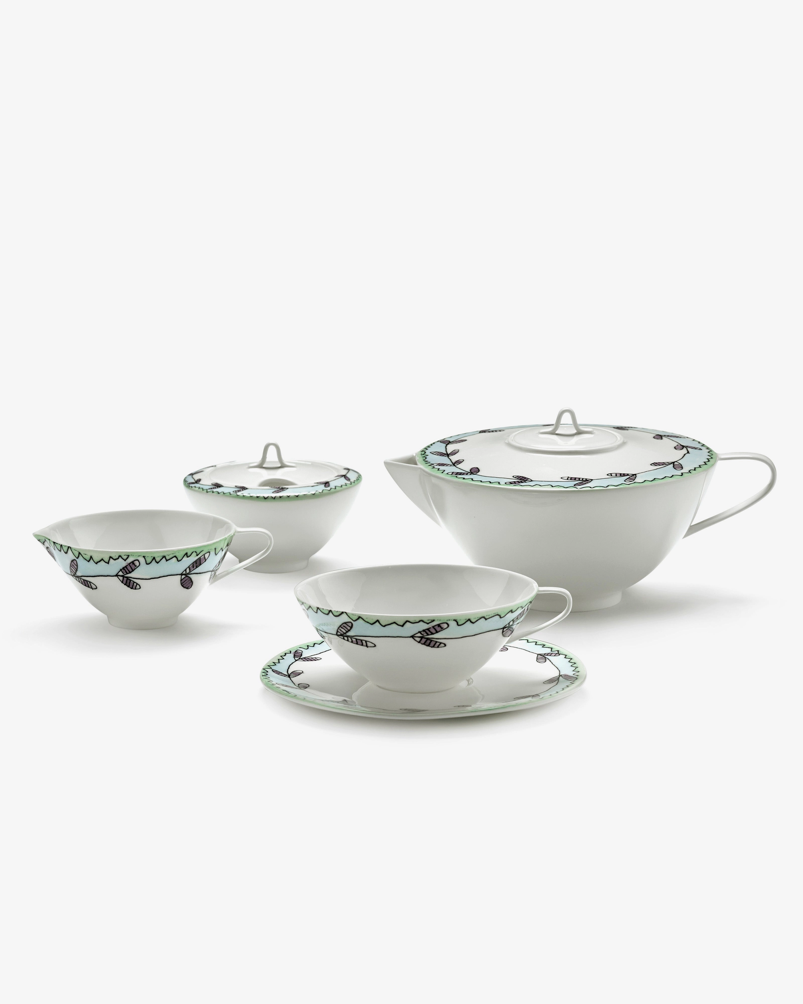 Sugar bowl Blossom milk Midnight Flowers