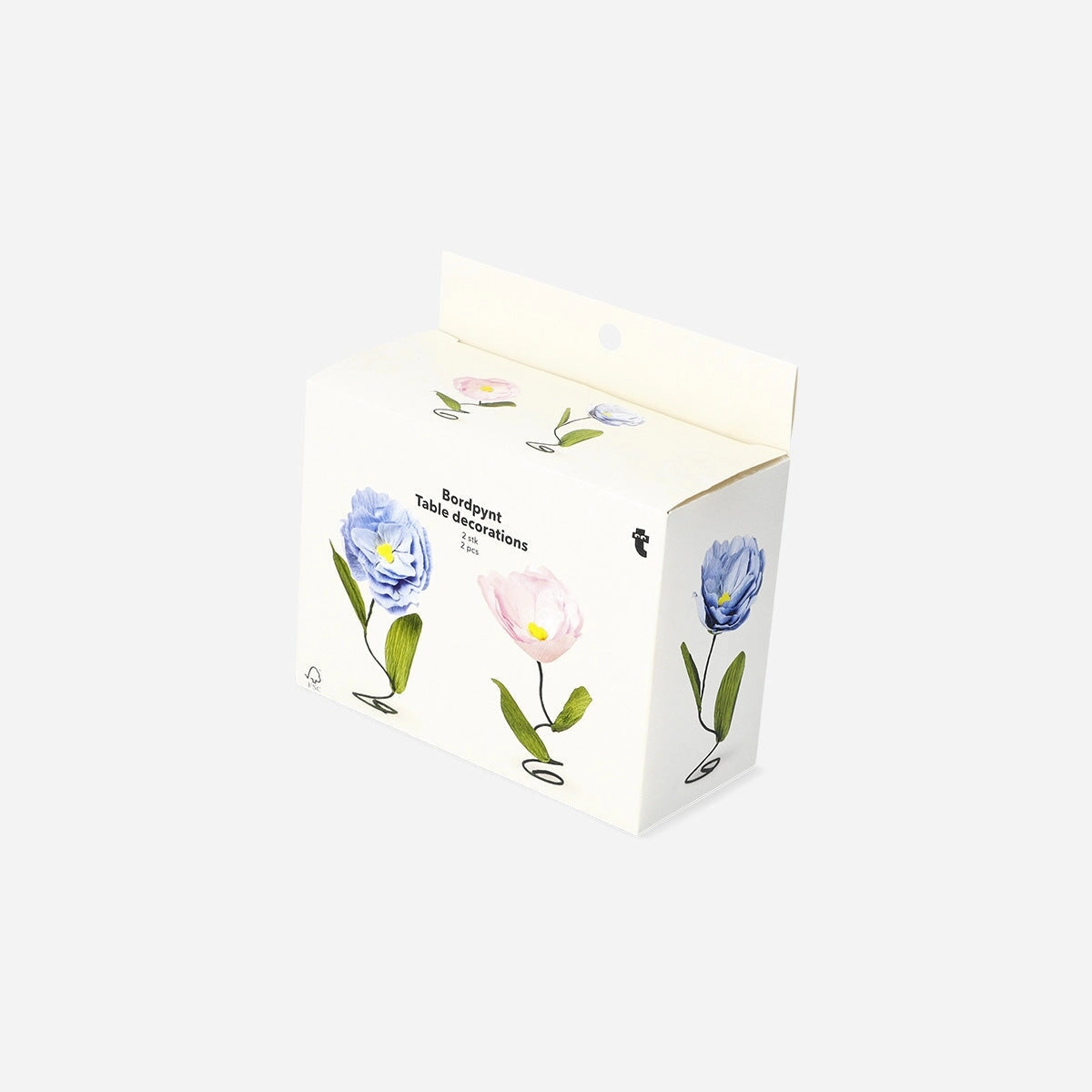 Summer flower table decorations - 2 pcs