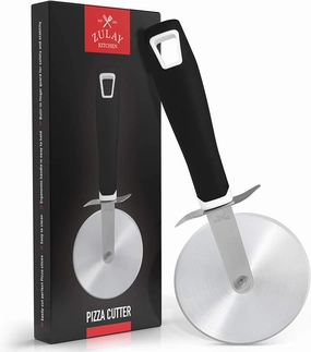 Super Sharp Stainless Steel Pizza Cutter with Comfort Handle Cutlery outlet discounts