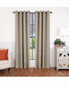 Superior 52x96 Linen-Inspired Classic Modern Blackout 2pc Curtain Panel Set Cookware hot cookware outlet
