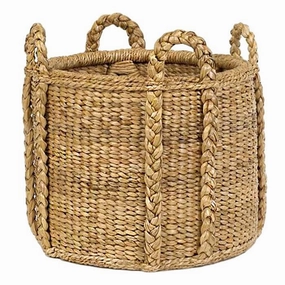 Sweater Palm Leaf Fireplace Basket Decorative Baskets clearance deals