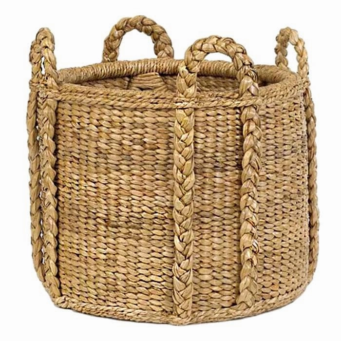 Sweater Palm Leaf Fireplace Basket Decorative Baskets clearance deals