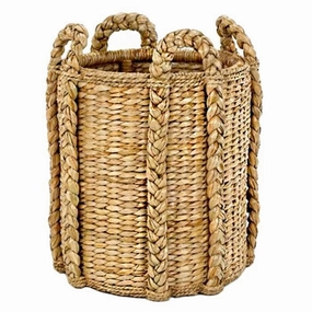 Sweater Palm Log Basket Decorative Baskets clearance deals