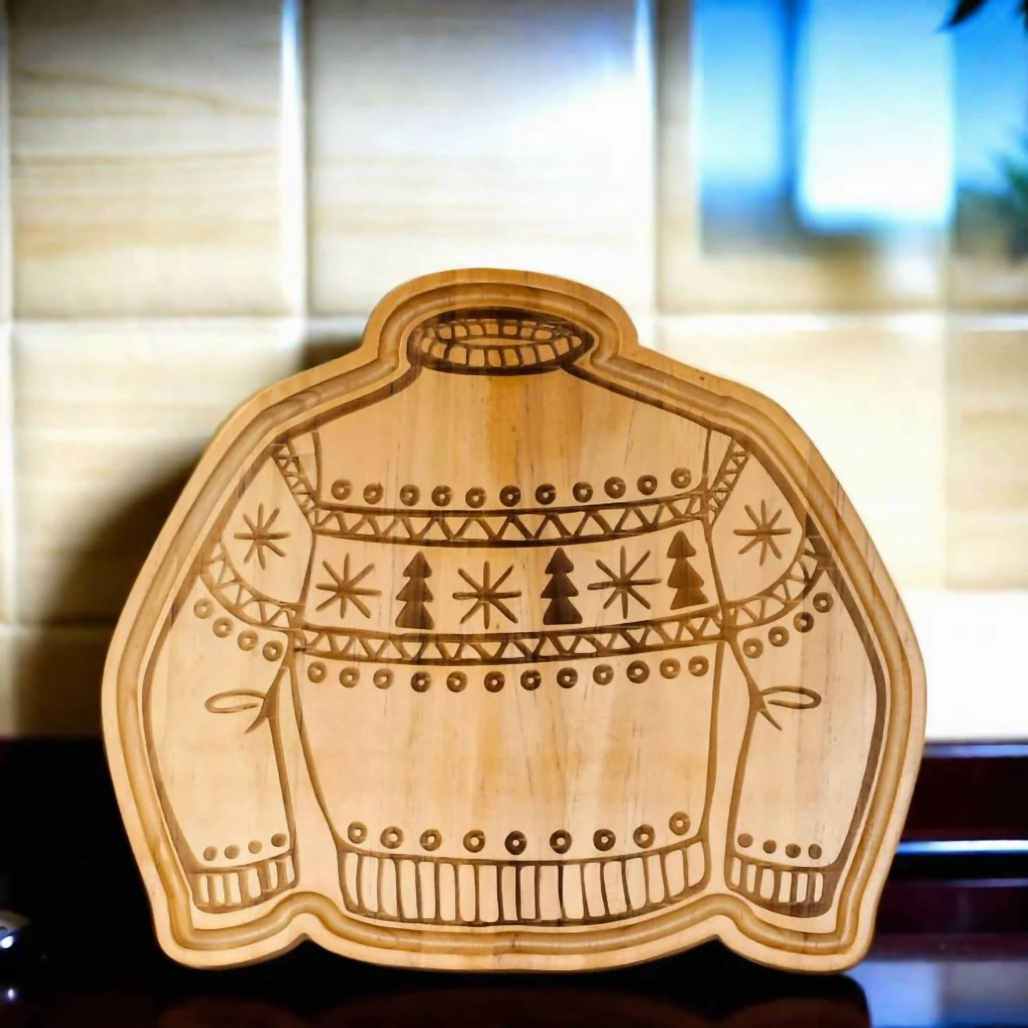 Sweater Wood Board In Natural