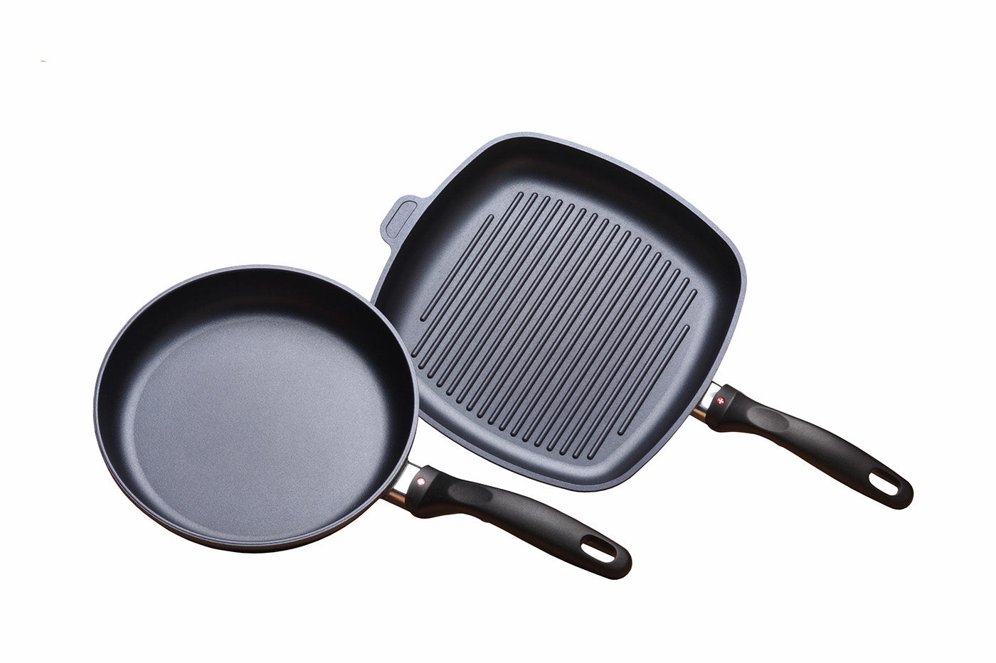 Swiss Diamond 2 Piece Cookware Set - Fry Pan and Grill Pan Bakeware online promo