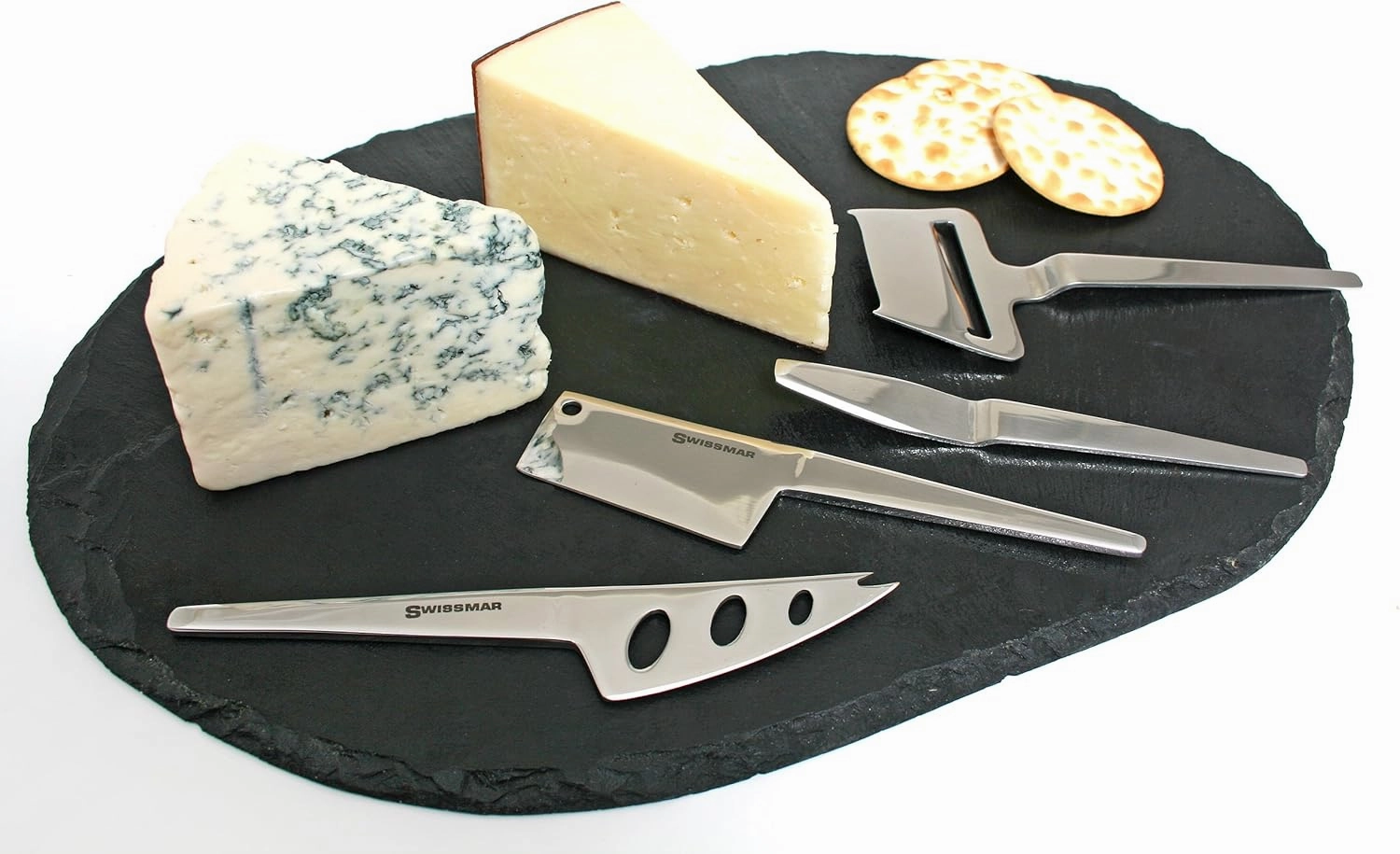 Swissmar 4 Piece Slim-Line Cheese Knife Set