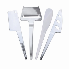 Swissmar 4 Piece Slim-Line Cheese Knife Set Cutlery knife sets deals
