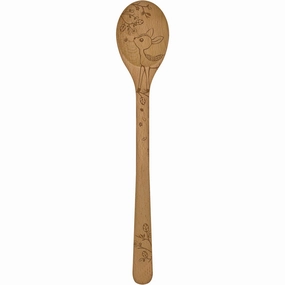Talisman Designs Laser Etched Beechwood Sauce Spoon, Woodland Collection Cooking Tools & Accessories mega discount