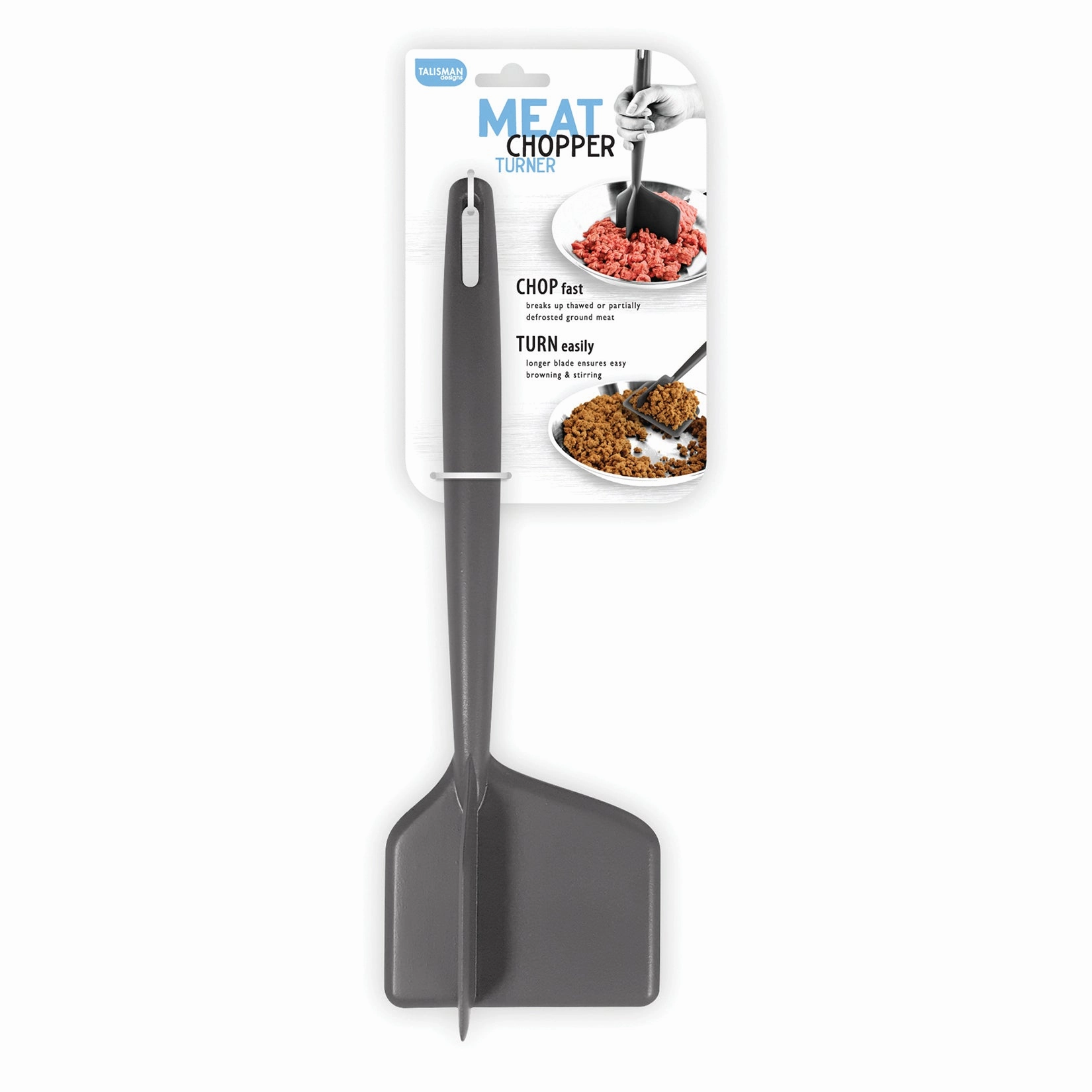 Talisman Designs Meat Chopper & Turner, Gray Cooking Tools & Accessories mega discount