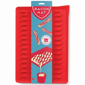 Talisman Designs Silicone Oven-Safe Bacon Mat, 11x17 inches, Red Bakeware online promo