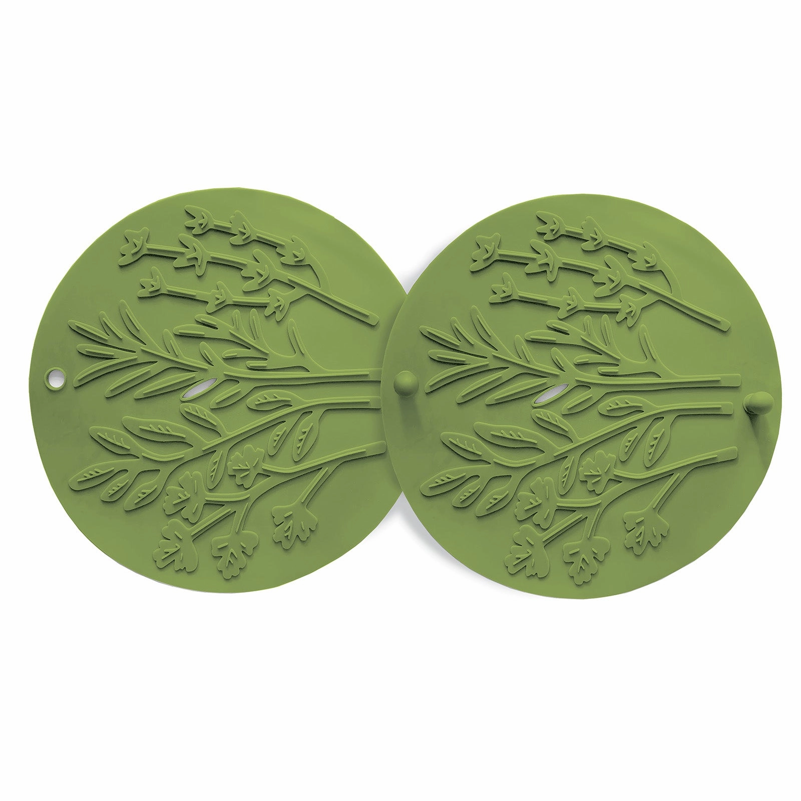 Talisman Designs Silicone Steamer & Roasting Shields, Set of 2, Green Bakeware online promo