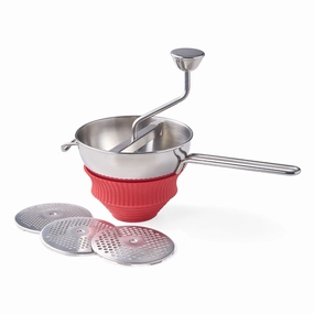 Talisman Designs Stainless Steel Jam and Food Mill, Red Cooking Tools & Accessories mega discount
