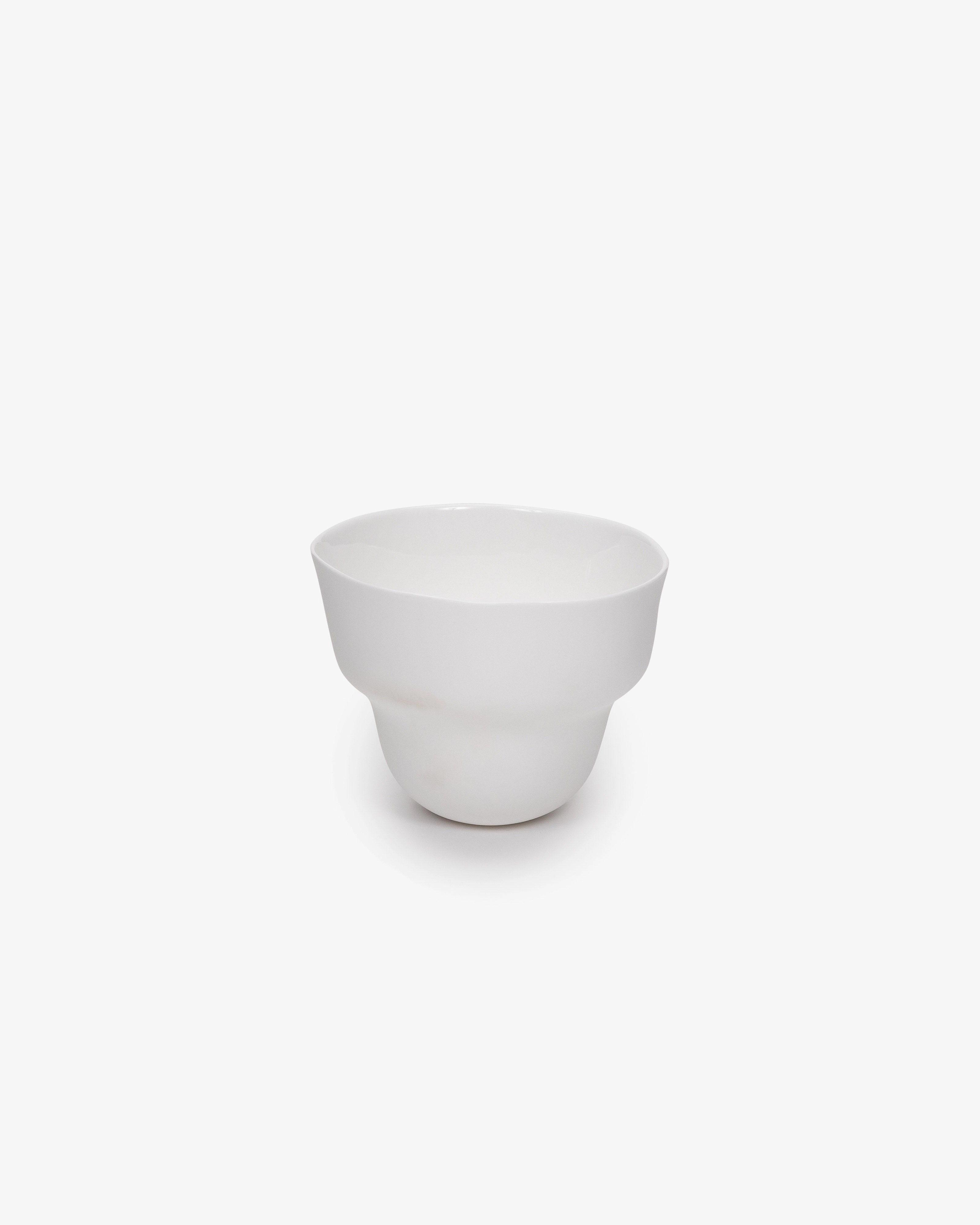 Tea cup set of 3 white Perfect Imperfection Dinnerware tableware outlet
