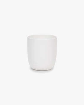 Tea cup without handle white glazed Base Dinnerware tableware outlet