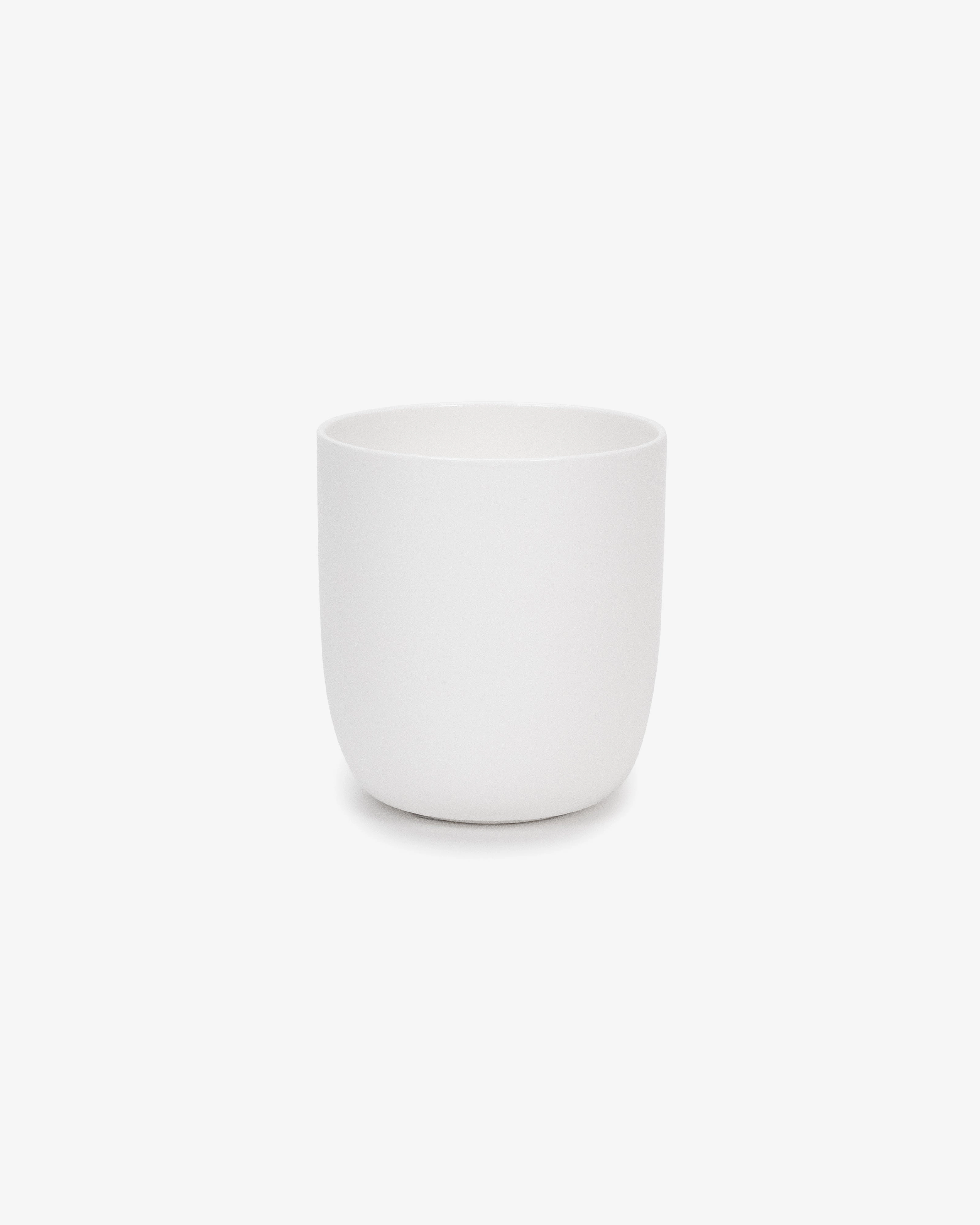 Tea cup without handle white glazed Base Dinnerware tableware outlet