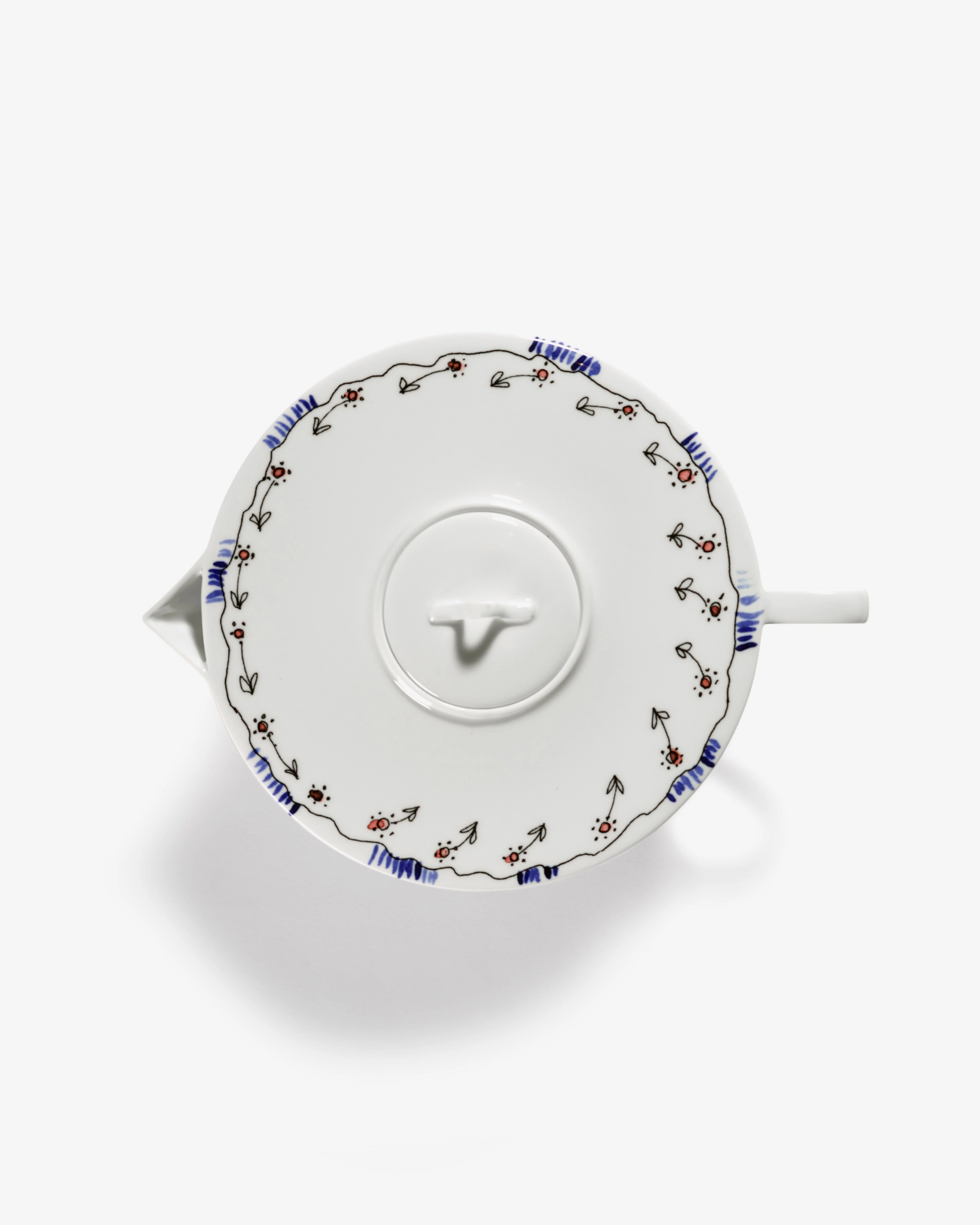 Tea pot Anemone milk Midnight Flowers Dinnerware tableware outlet