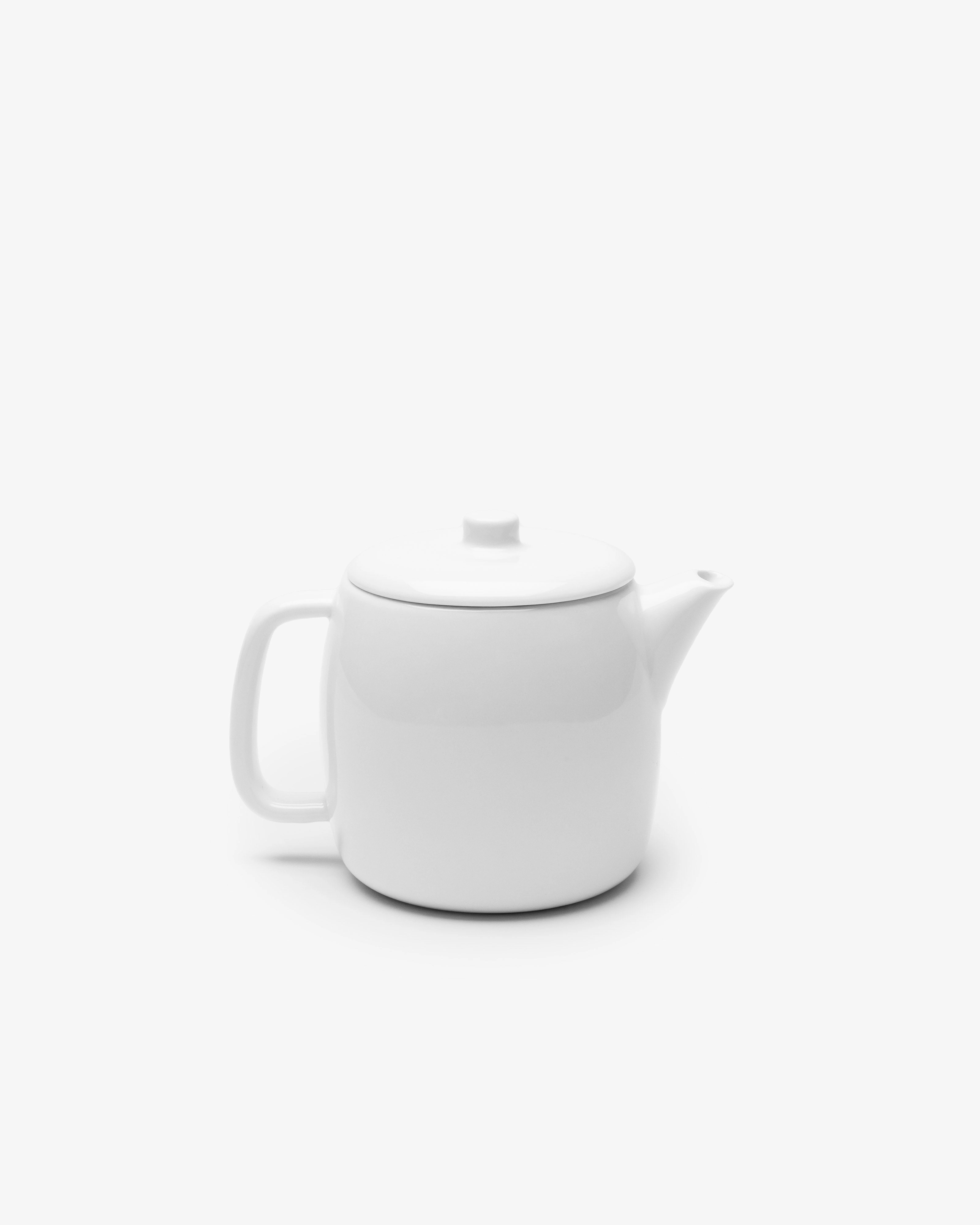 Tea pot white glazed Passe-partout Dinnerware tableware outlet