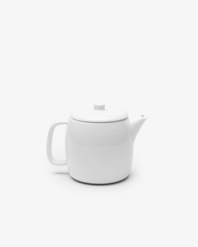 Tea pot white glazed Passe-partout Dinnerware tableware outlet
