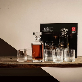 Timeless Whisky Glass Set 7pce Barware sale online