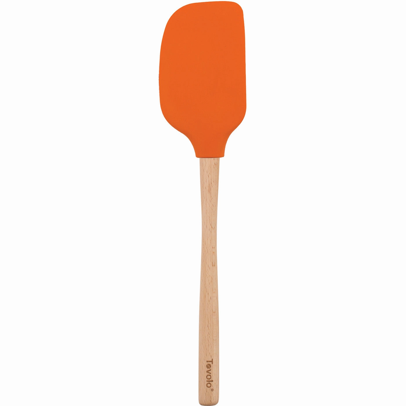 Tovolo Flex-Core Wood Handled Silicone Jumbo Spatula, Orange Peel Cooking Tools & Accessories mega discount