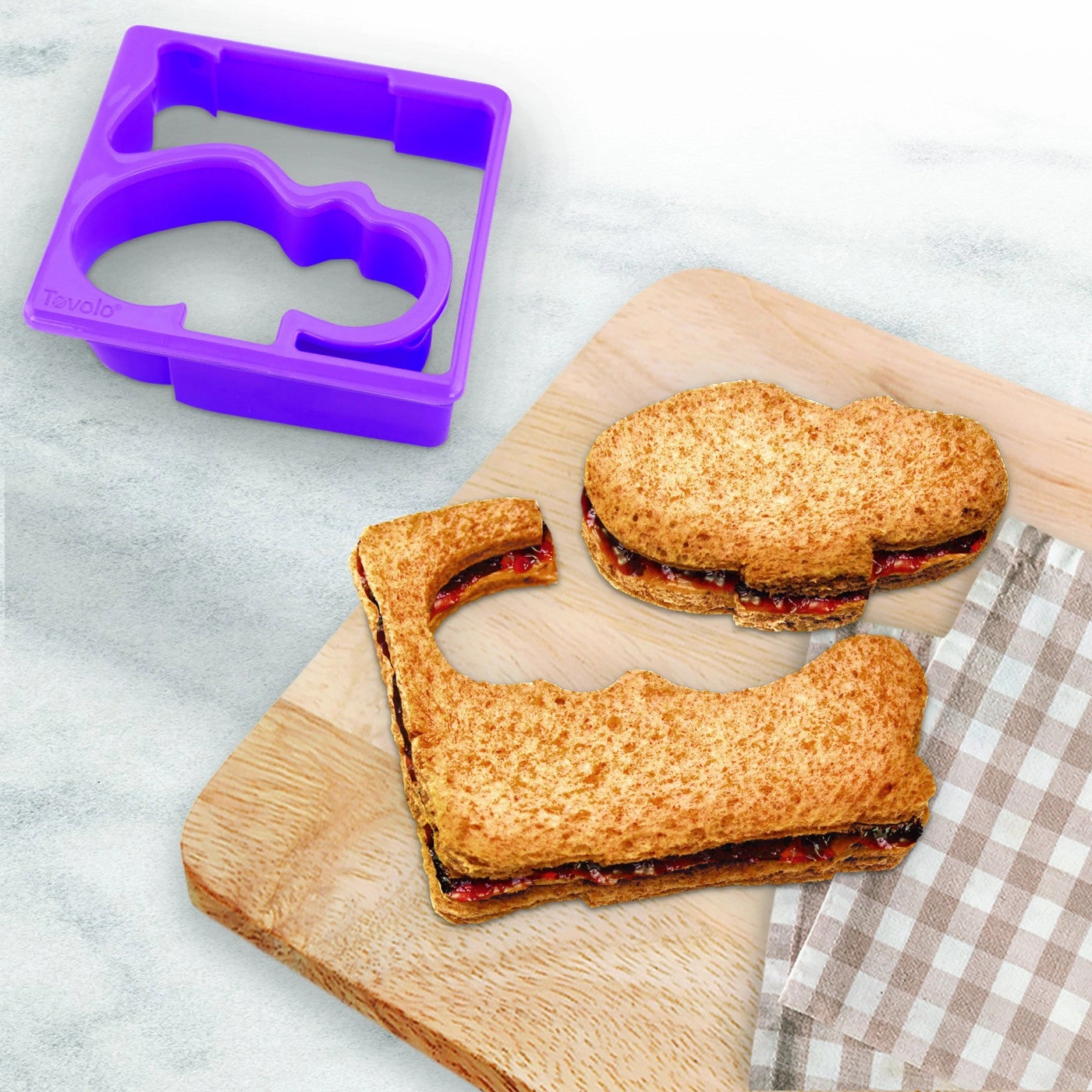 Tovolo Sandwich Shaper - Hippo & Alligator