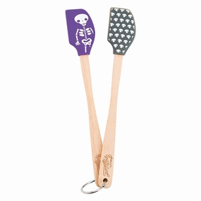 Tovolo Spatulart Mini Skeletons Spatulas, Set of 2 Cooking Tools & Accessories mega discount