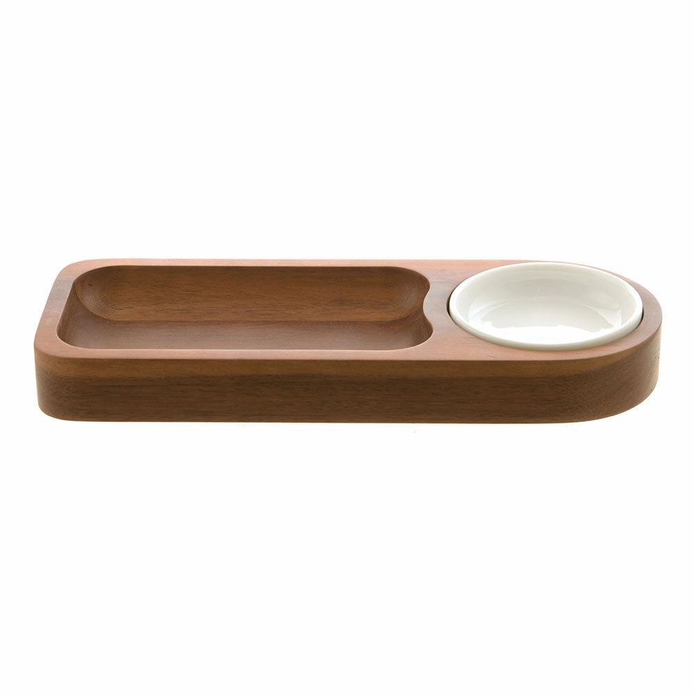 Tray & Dip Bowl Set 2 pce