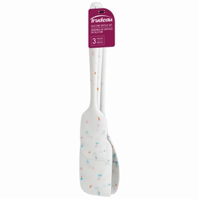 Trudeau Confetti Silicone Spatulas, Set of 3 Cooking Tools & Accessories buy more save more