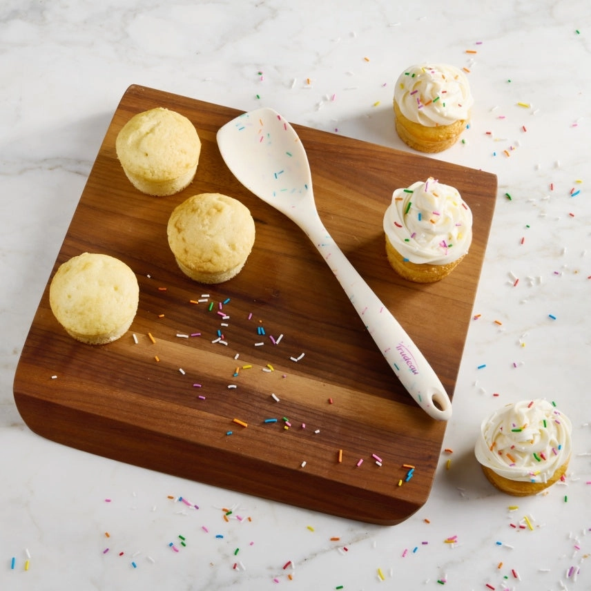Trudeau Confetti Silicone Spoon Spatula, 11-Inch